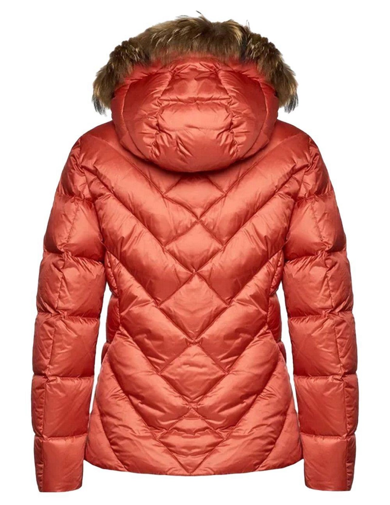 ALPENCHIC™ | BLAUER KURZE ORANGE FELLJACKE FÜR DAMEN