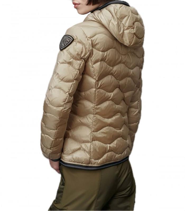 ALPENCHIC™ | BLAUER Damen-Kurzjacke in Beige mit Wellenmuster