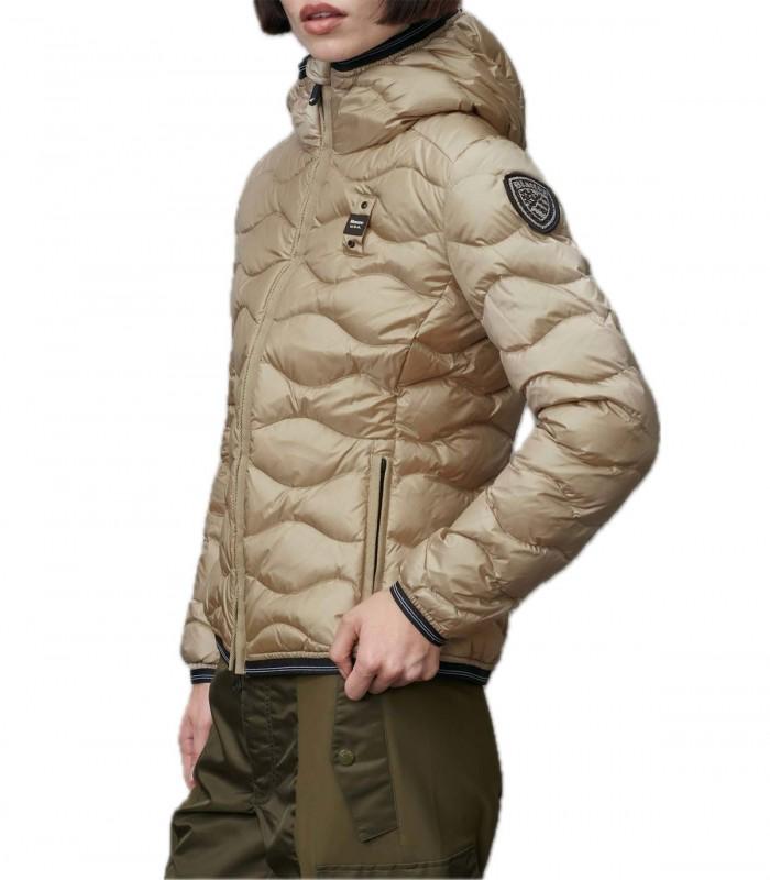 ALPENCHIC™ | BLAUER Damen-Kurzjacke in Beige mit Wellenmuster