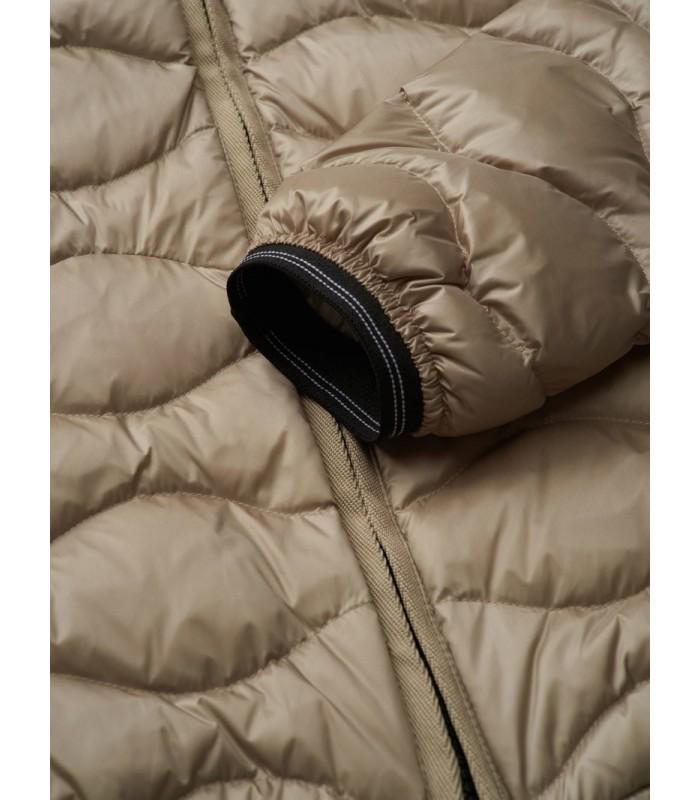 ALPENCHIC™ | BLAUER Damen-Kurzjacke in Beige mit Wellenmuster